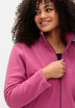 Kuschelige Fleecejacke mit Reißverschluss