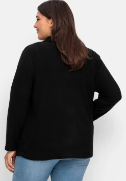 Kuschelige Fleecejacke mit Reißverschluss