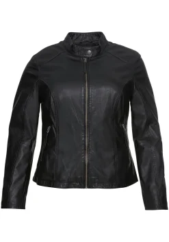 Lederjacke aus Lammnappa, mit Stehkragen