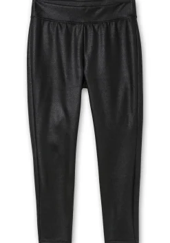 Leggings aus leicht glänzendem Lederimitat