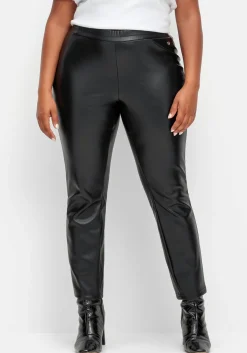 Leggings mit glänzender Beschichtung