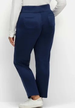 Leicht glänzende Schlupfhose mit Fleece-Innenseite