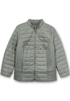 Leicht wattierte Steppjacke mit Stehkragen