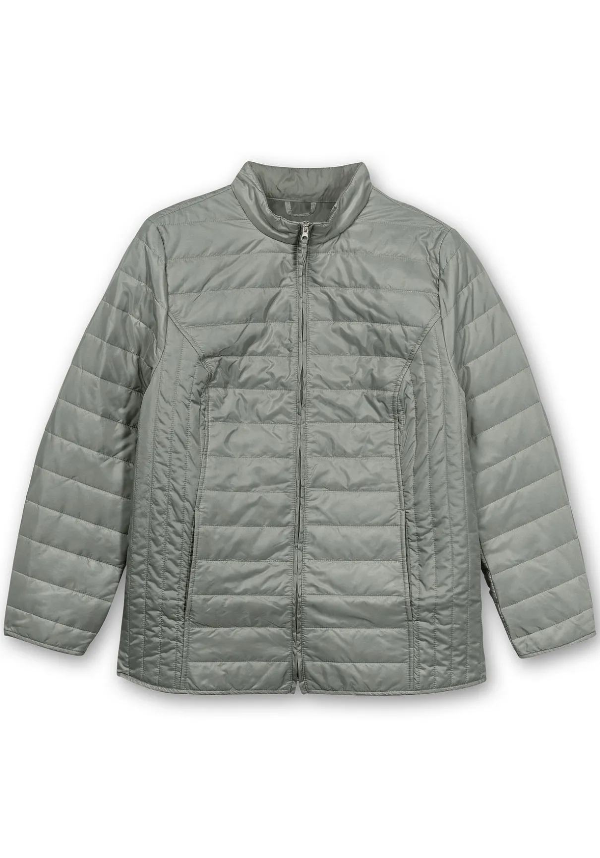 Leicht wattierte Steppjacke mit Stehkragen