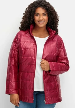 Leicht wattierte Steppjacke mit Kapuze