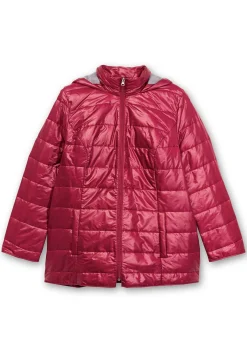 Leicht wattierte Steppjacke mit Kapuze