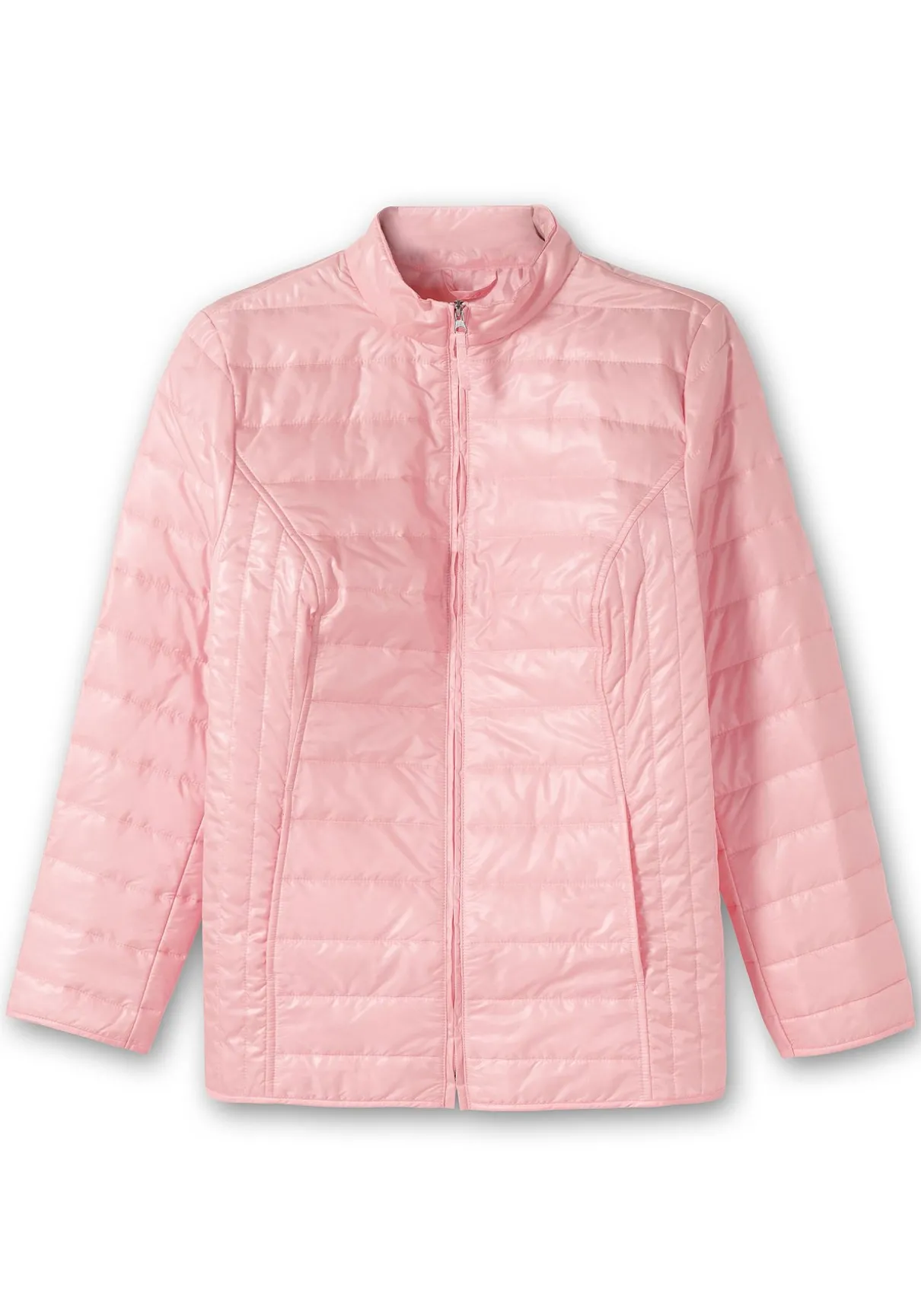 Leicht wattierte Steppjacke mit Stehkragen