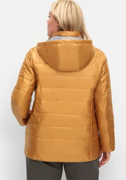 Leicht wattierte Steppjacke mit Kapuze