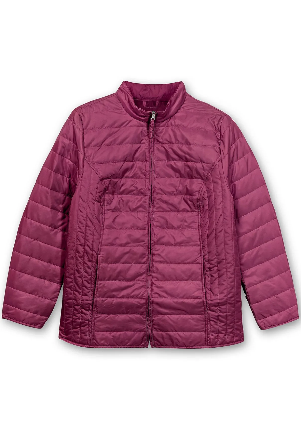 Leicht wattierte Steppjacke mit Stehkragen