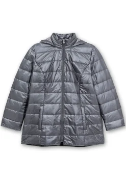 Leicht wattierte Steppjacke mit Kapuze