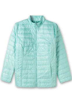 Leicht wattierte Steppjacke mit Stehkragen