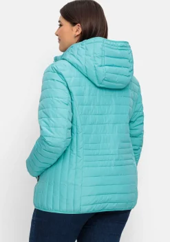 Leichte Steppjacke mit abnehmbarer Kapuze