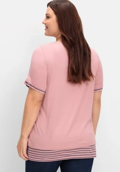 Longshirt in 2-in-1-Optik, mit Rundhalsausschnitt