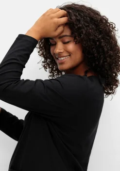 Longshirt mit aufgesetzten Taschen