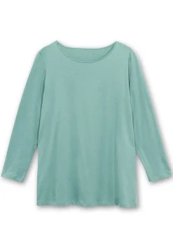 Longshirt mit hohen Seitenschlitzen