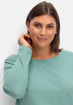 Longshirt mit hohen Seitenschlitzen