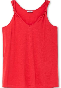 Longtop mit Knotendetail am Träger