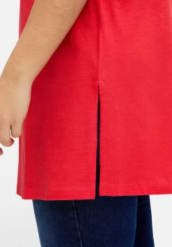 Longtop mit Knotendetail am Träger