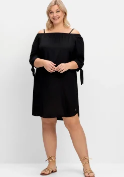 Longtunika mit 3/4-Ärmeln, im Carmen-Look