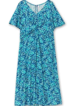 Maxikleid mit Knotendetail in der Taille