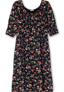 Midikleid aus Jersey, mit Blumendruck