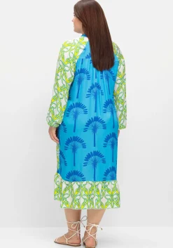 Midikleid im Multicolor-Mustermix