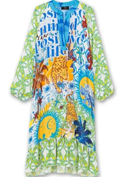 Midikleid im Multicolor-Mustermix