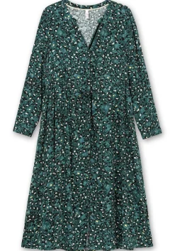 Midikleid mit Tunnelzug in der Taille