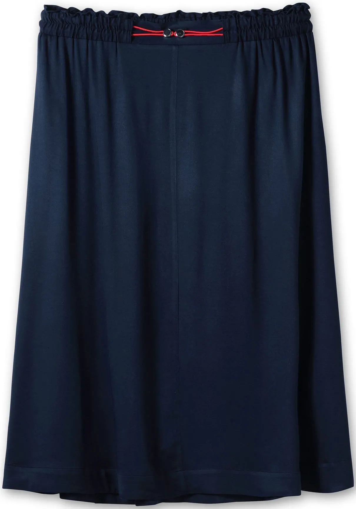 Midirock in A-Linie, mit Tunnelzugbund und Seitentaschen