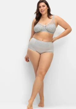 Miederslip mit Spitzeneinsatz vorn