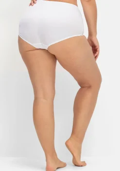 Miederslip mit Spitzeneinsatz vorn