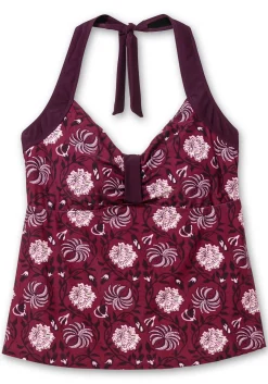 Neckholder-Tankini-Top, in leichter A-Linie