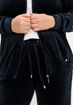 Nicki-Hausanzug aus Jacke und Hose