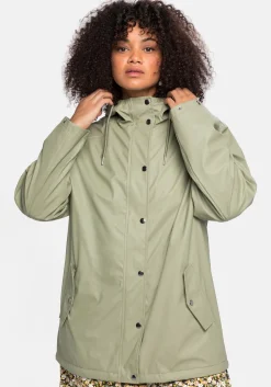 Outdoorjacke mit Jerseyfutter, wasserabweisend