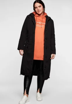 Outdoormantel mit gesteppter Innenseite