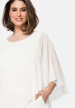 Overall im Lagenlook, mit Fledermausärmeln