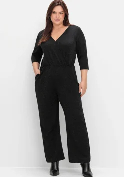 Overall in Wickeloptik, mit Glitzergarn