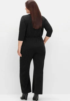 Overall in Wickeloptik, mit Glitzergarn