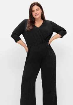 Overall in Wickeloptik, mit Glitzergarn