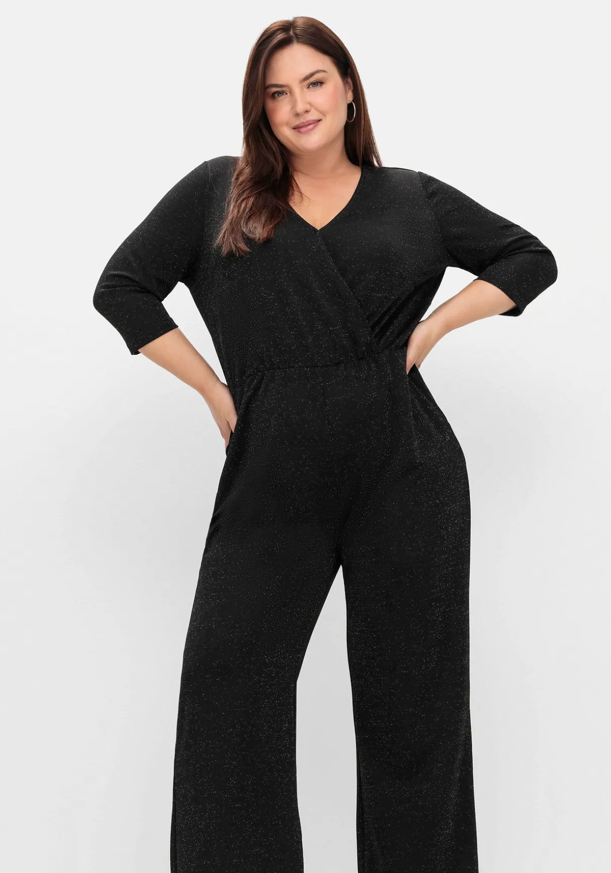 Overall in Wickeloptik, mit Glitzergarn