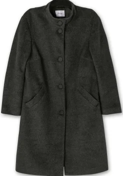 Oversized-Mantel mit Stehkragen, in flauschiger Qualität