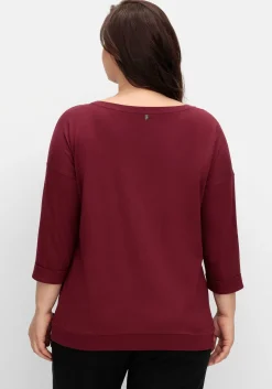 Oversized-Shirt mit Bindeband am Saum