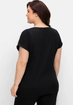 Oversize-Shirt in Colourblocking-Optik