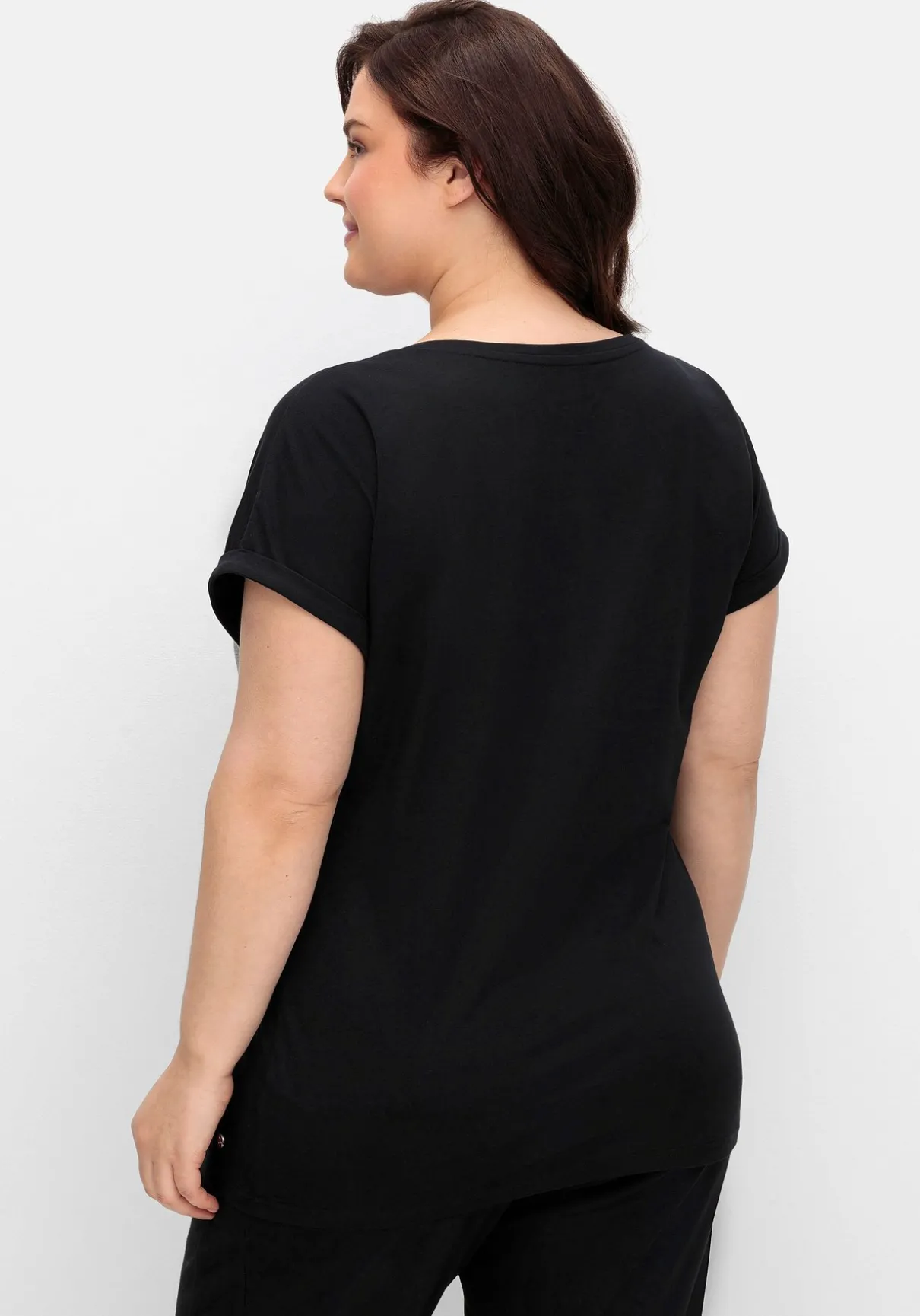 Oversize-Shirt in Colourblocking-Optik