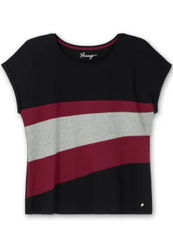 Oversize-Shirt in Colourblocking-Optik