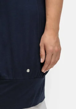 Oversize-Shirt mit breitem Saumbündchen