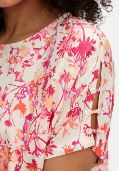 Oversize-Tunika mit Cut-outs an den Ärmeln