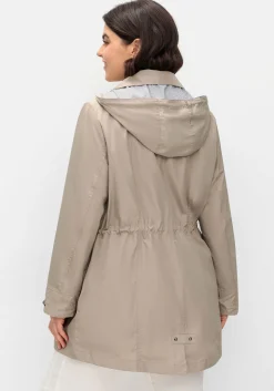 Parka in dezent schimmernder Qualität