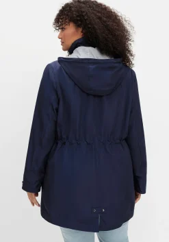 Parka in dezent schimmernder Qualität