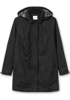 Parka mit gestreiftem Futter, wasserabweisend